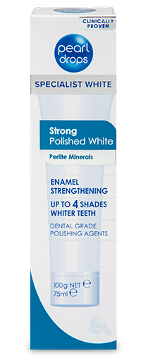 Pearl Drops Strong Polished White Toothpolish 100g